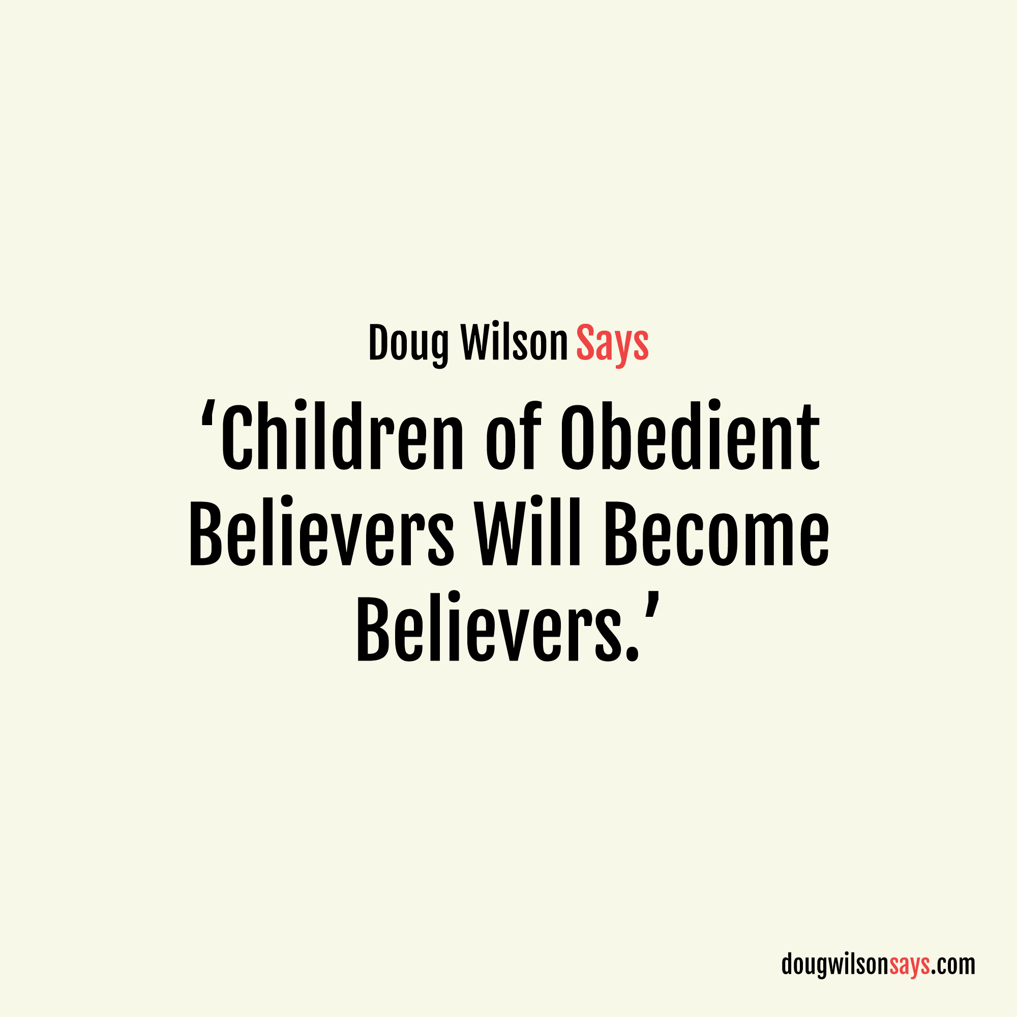 Image for children-of-obedient-parents-will-believe