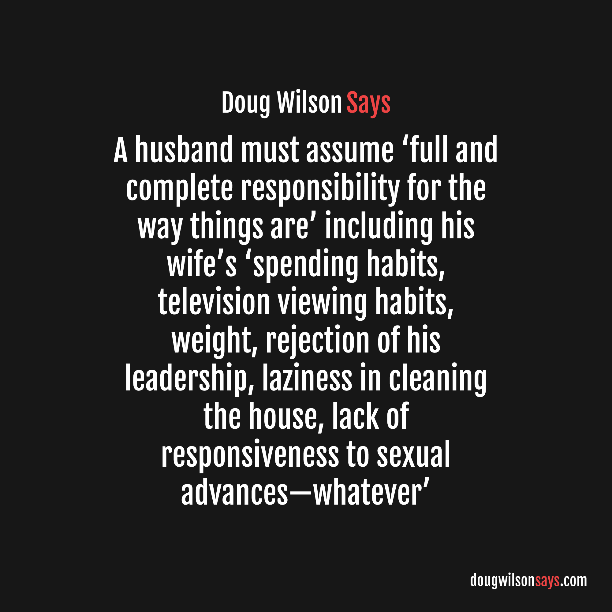 Image for husband-full-complete-responsibility