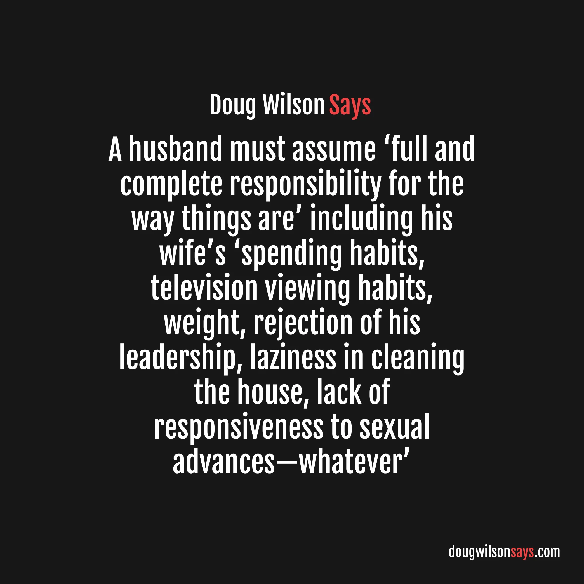 Image for husband-full-complete-responsibility