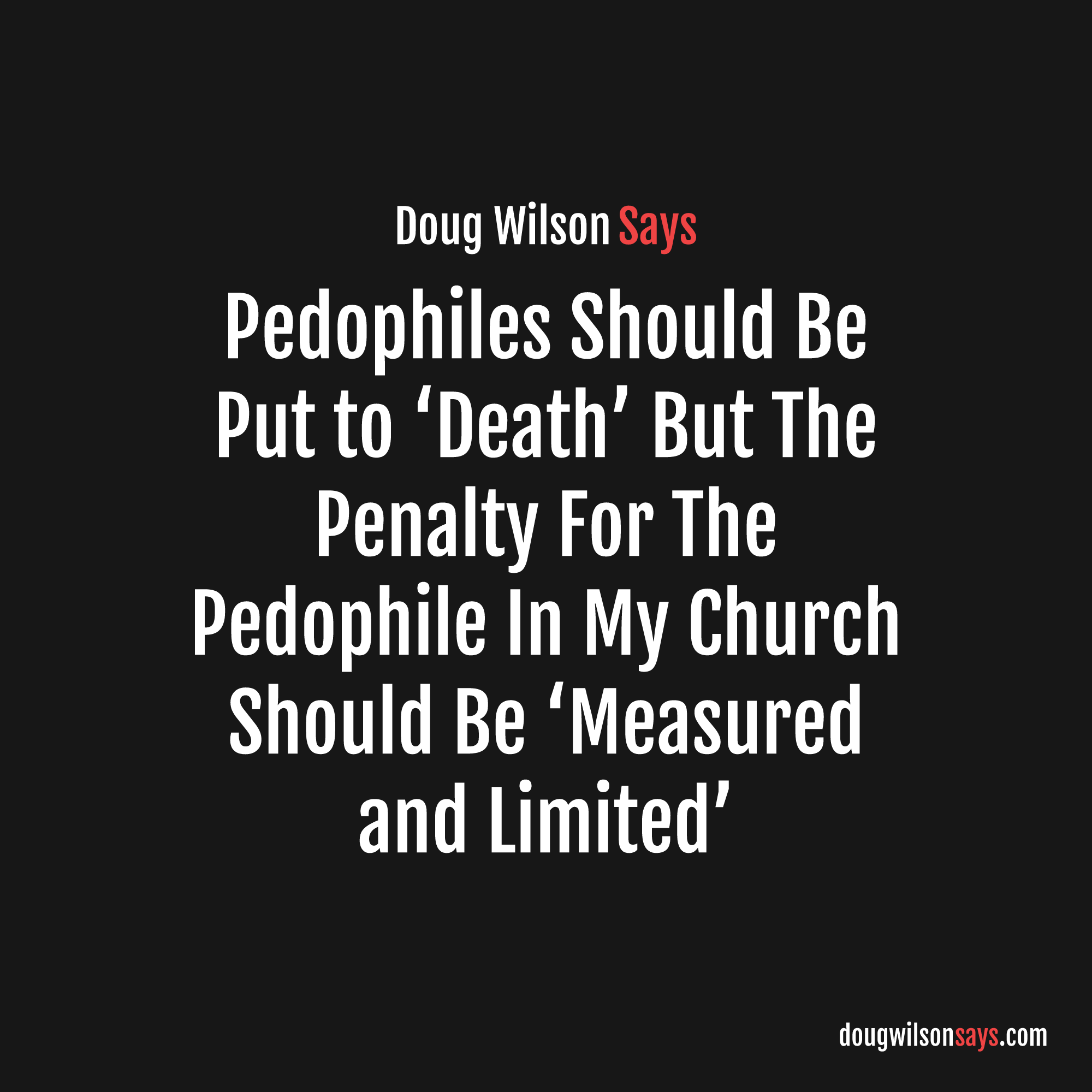 Image for pedophiles-and-the-death-penalty