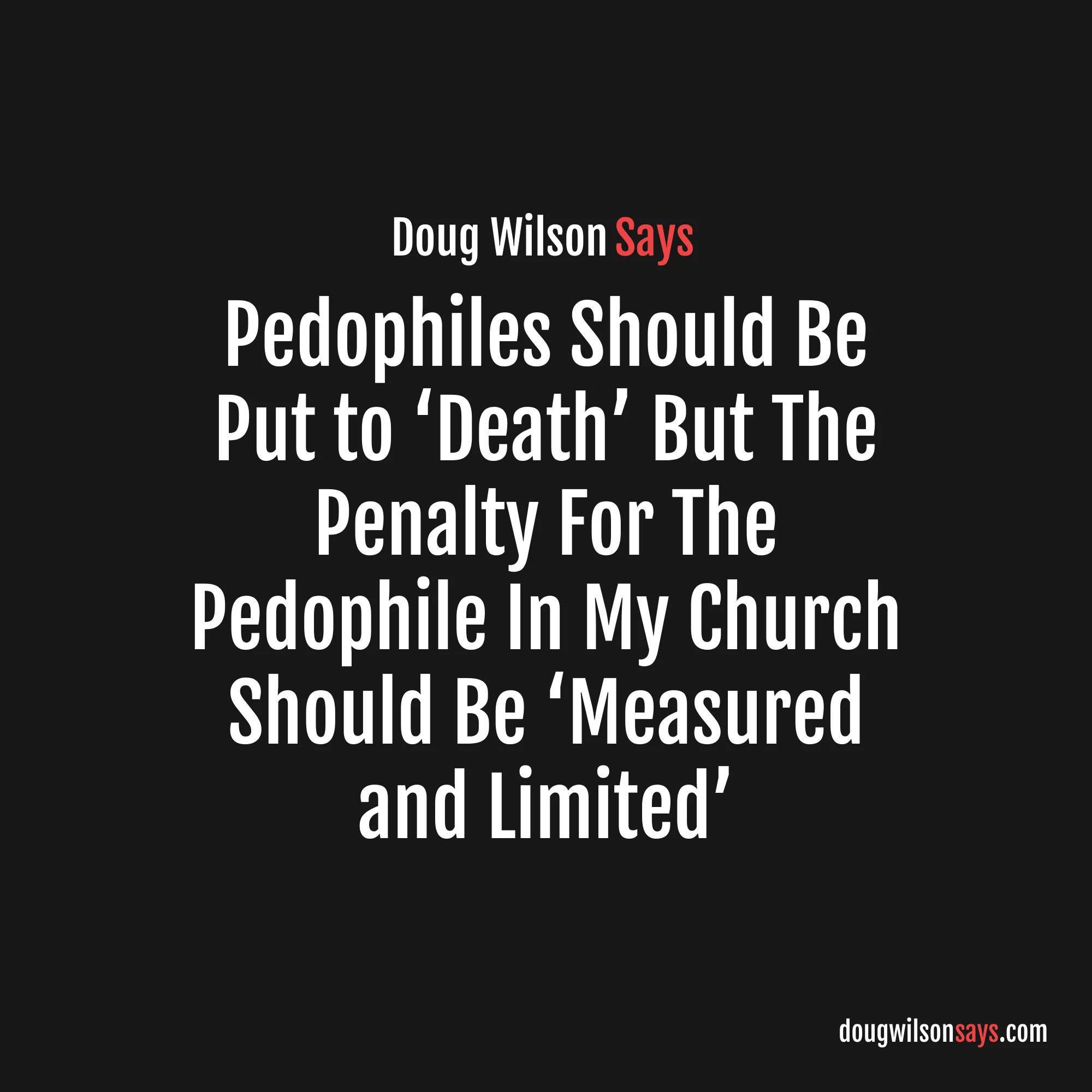 Image for pedophiles-and-the-death-penalty