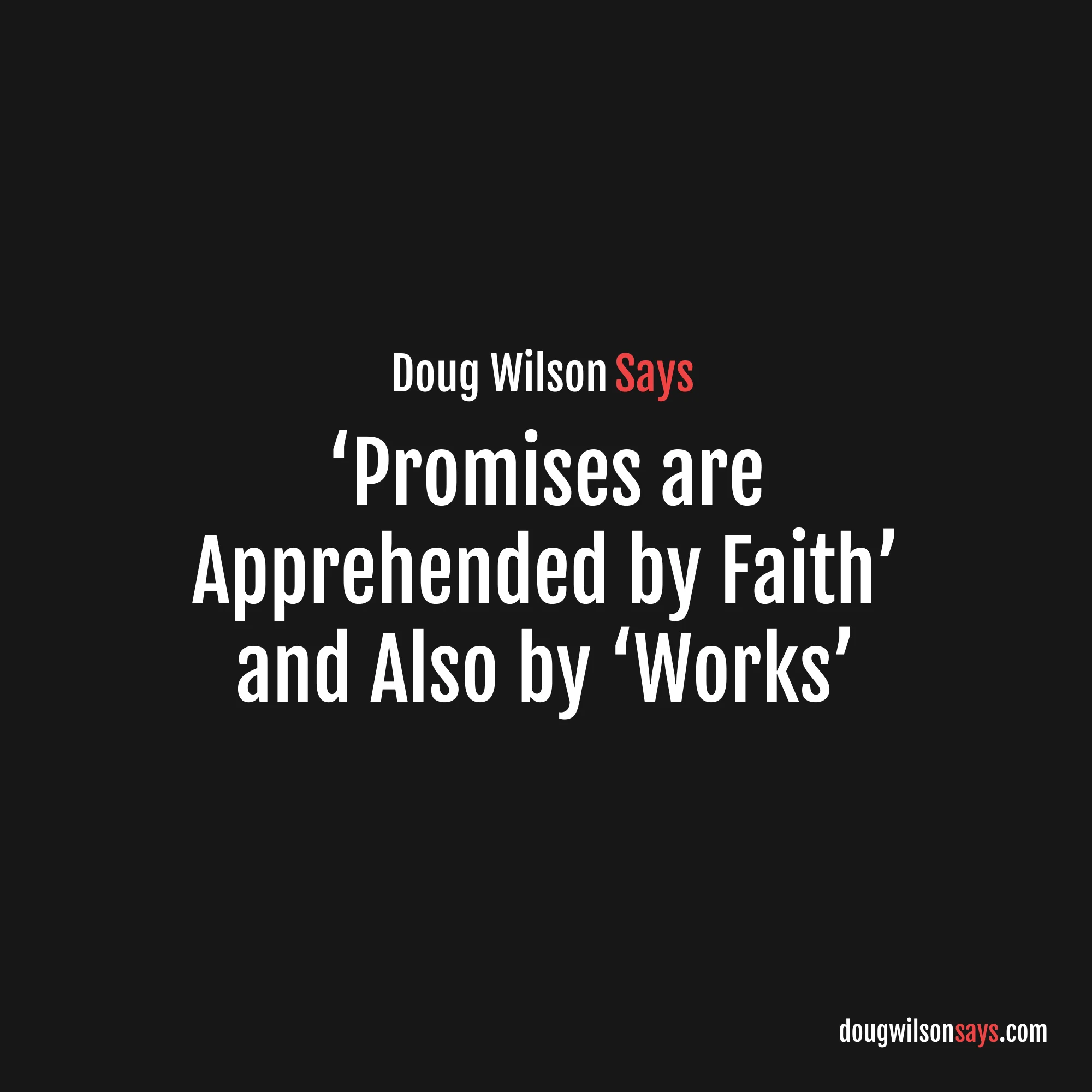 Image for promises-by-faith-and-works