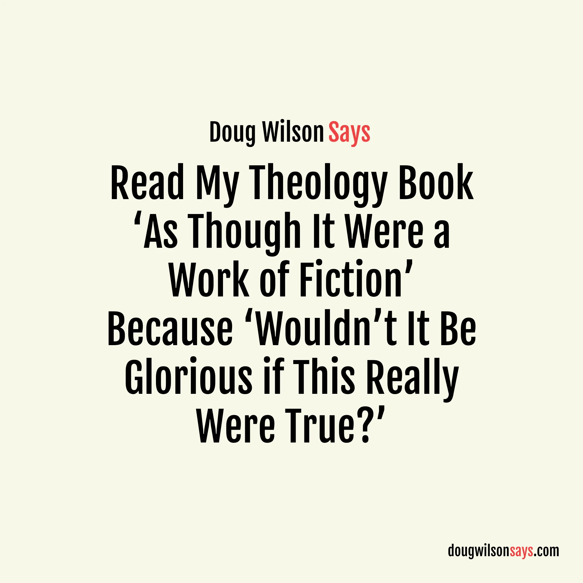 Image for read-my-theology-like-fiction