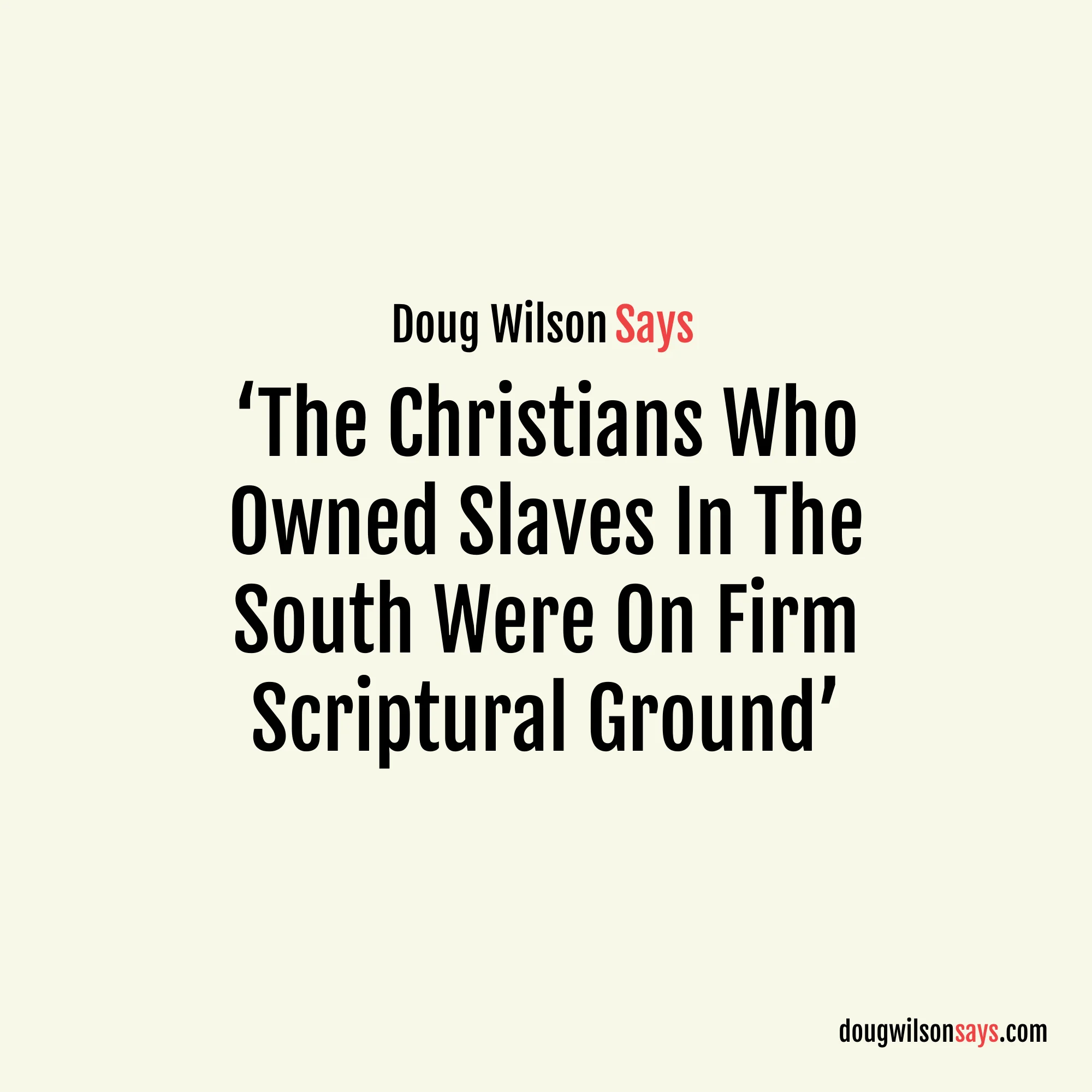 Image for southern-christian-slaveholders-firm-scriptural