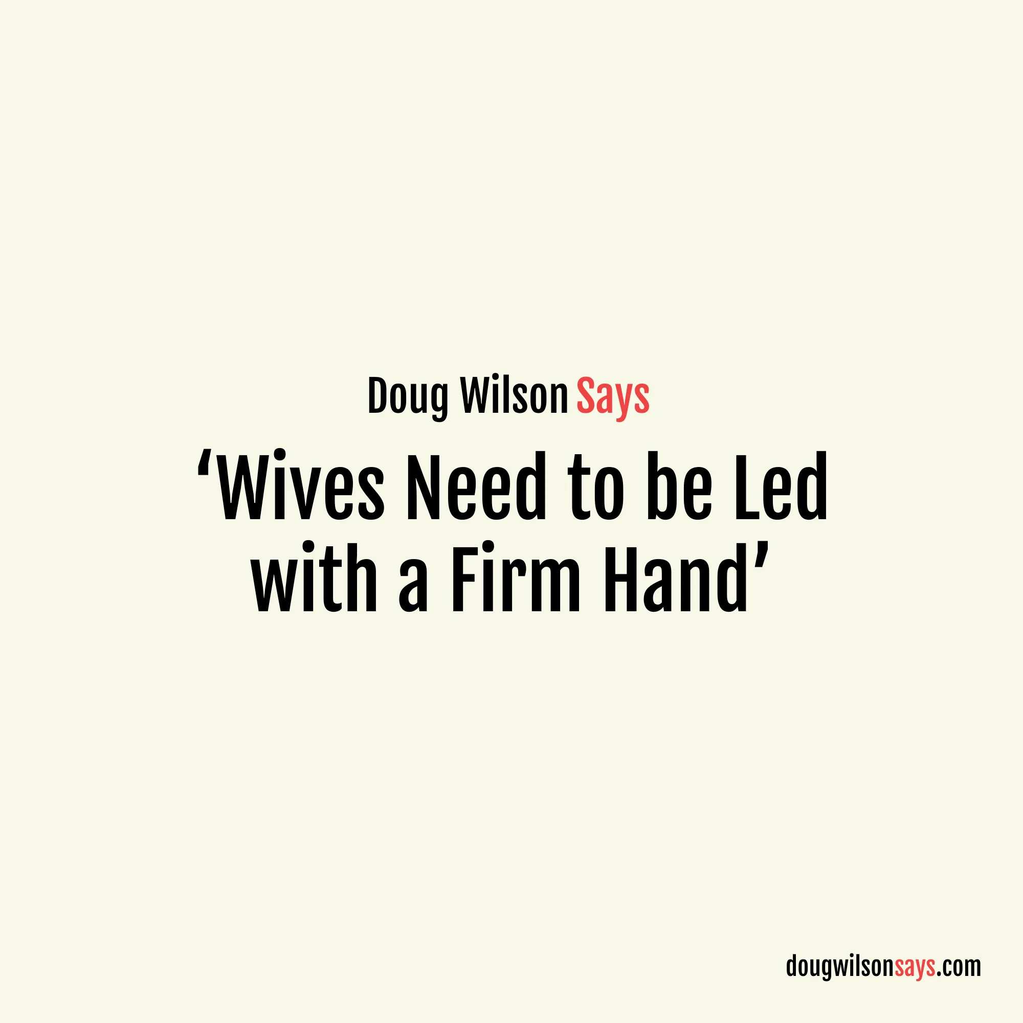Image for wives-led-with-firm-hand