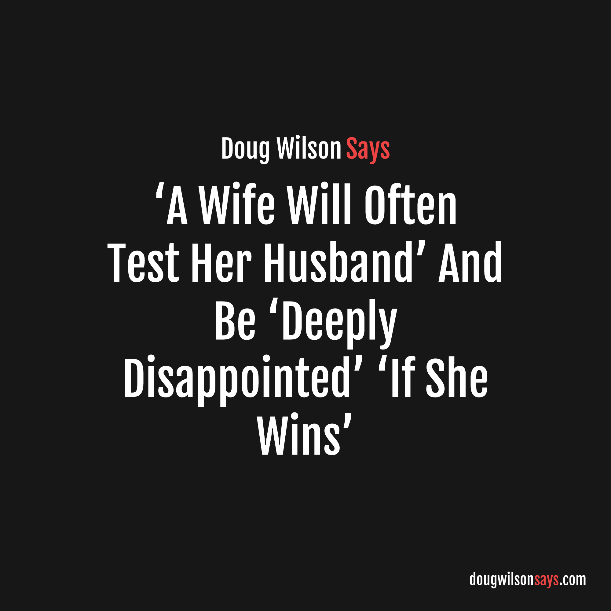 Image for wives-test-disappointed-wins